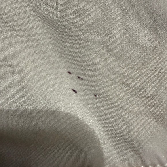 Quince Silk Spandex Button Up Shirt Blush Long Sleeve Size Medium Career Minimal - Picture 9 of 9